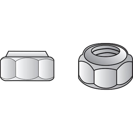 Aceds 0.25-20 in. USS Stop Nut 57762